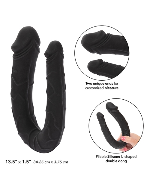 Shop Boundless AC/DC Double Dong - Black