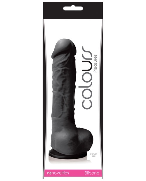 Shop Colours Pleasures 5" Dildo w/Suction Cup - Black online