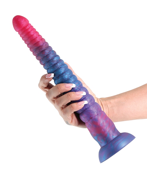 Colours Stacked 12" Dildo - Pink/Blue for sale