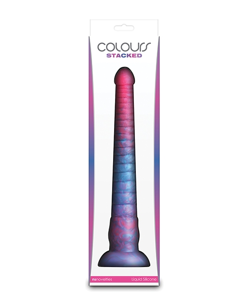 Buy Colours Colours Stacked 12" Dildo - Pink/Blue