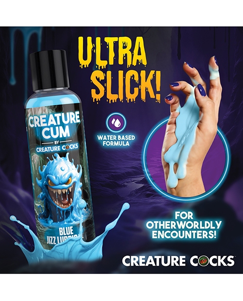 Buy Creature Cocks Creature Cocks - Creature Cum Blue Water-Based Lubricant 4 oz