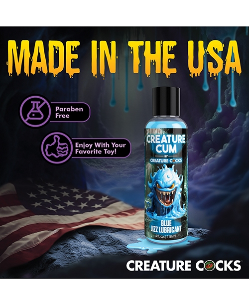 Buy Creature Cocks - Creature Cum Blue Water-Based Lubricant 4 oz