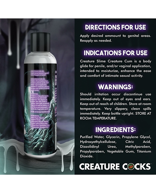 Creature Cocks - Creature Slime Creature Cum Unscented Jizz Lubricant 8 oz for sale