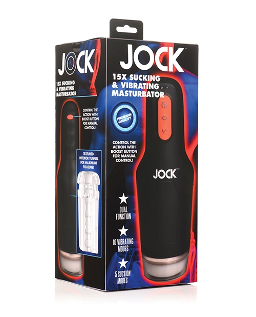 Shop Curve Toys Jock 15x Sucking & Vibrating Masturbator online