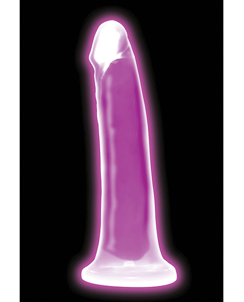 Order Curve Toys Lollicock 7" Glow In The Dark Silicone Dildo - Purple online