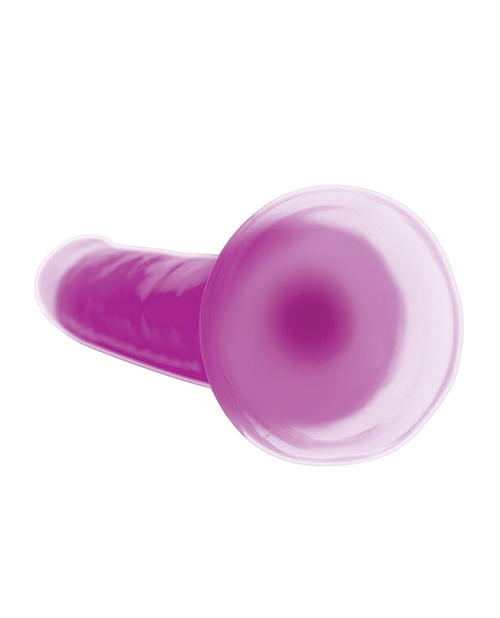 Shop Curve Toys Lollicock 7" Glow In The Dark Silicone Dildo - Purple