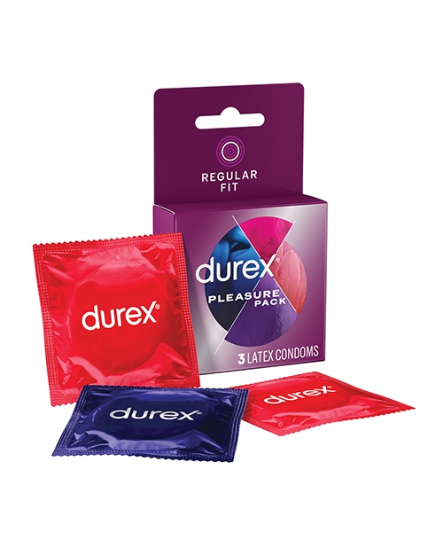 Order Durex Condoms Pleasure Pack - Box of 3 online