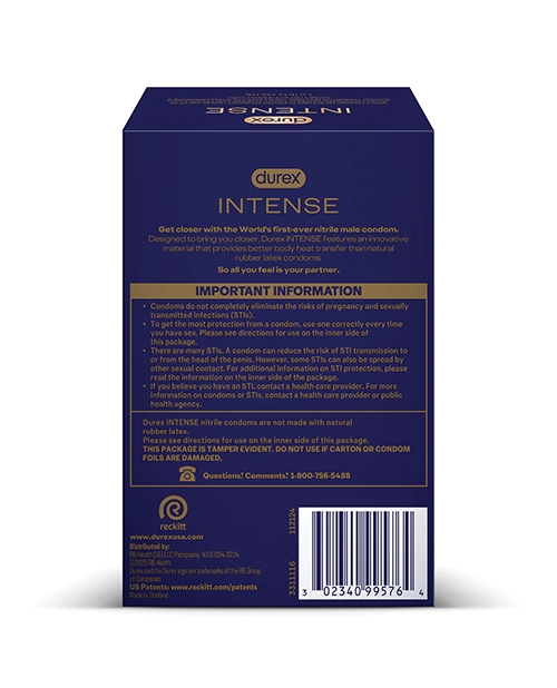 Durex Intense Nitrile Condoms - Pack of 24 for sale