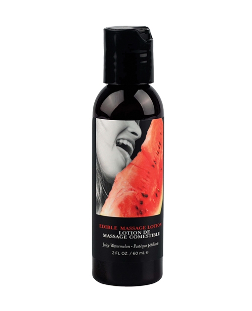 Shop Earthly Body Hemp Seed by Night Edible Lotion - 2 oz Watermelon online