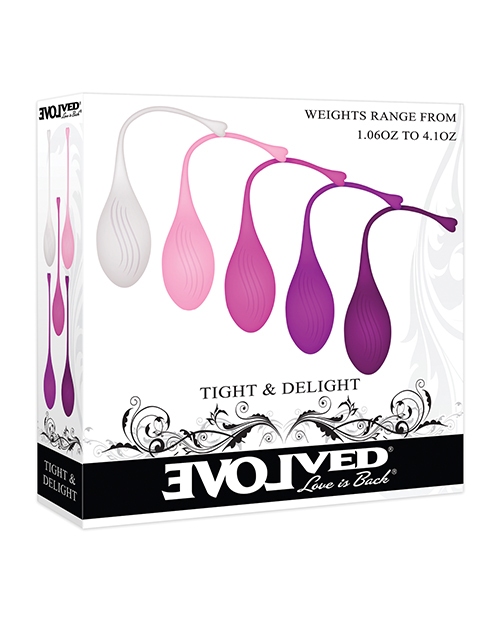 Shop Evolved Tight & Delight 5 pc Weighted Kegel Ball Set - Assorted Colors online