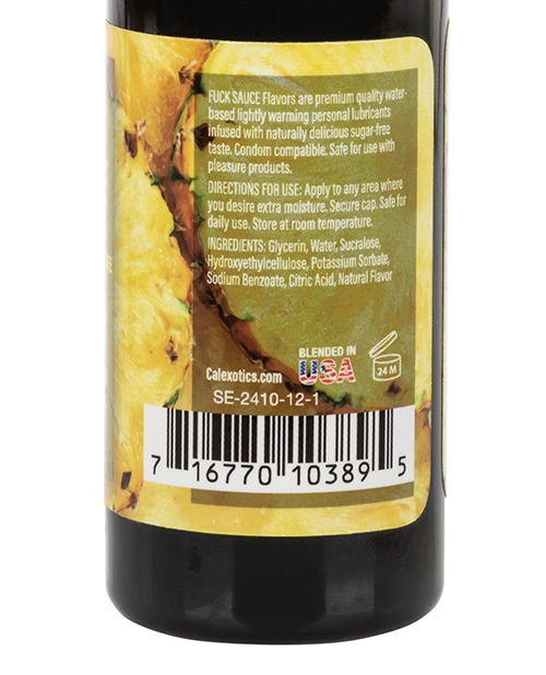 Order Fuck Sauce Water Based Personal Lubricant - 2 oz Pineapple online