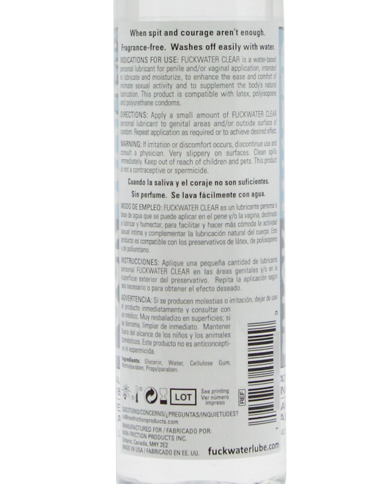 Order Fuck Water Clear H2O - 4 oz Bottle online