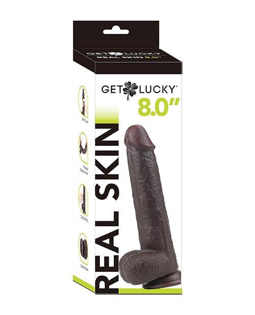 Shop Get Lucky 8.0" Real Skin Series - Dark Brown online