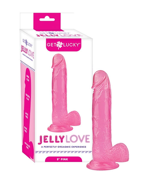 Shop Get Lucky Jelly Love 9" Dildo - Pink online