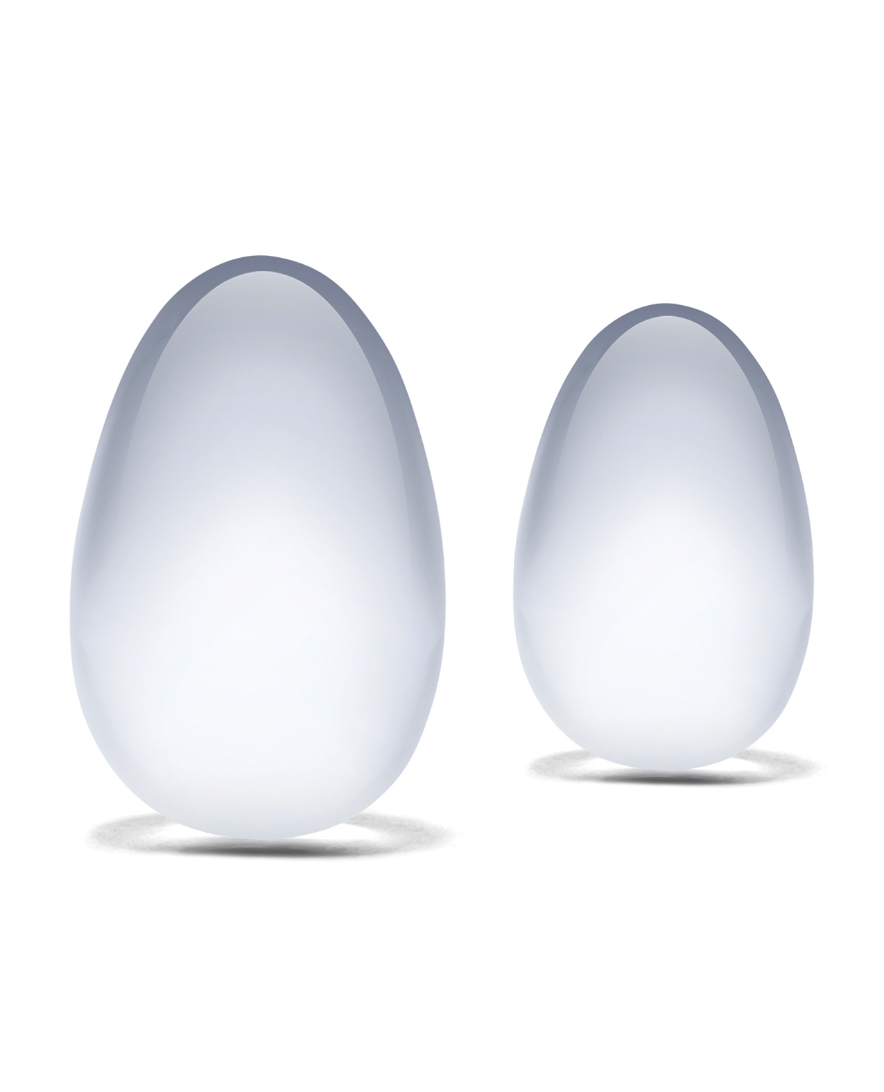 Order Glas 2 pc Glass Yoni Eggs Set - Clear online