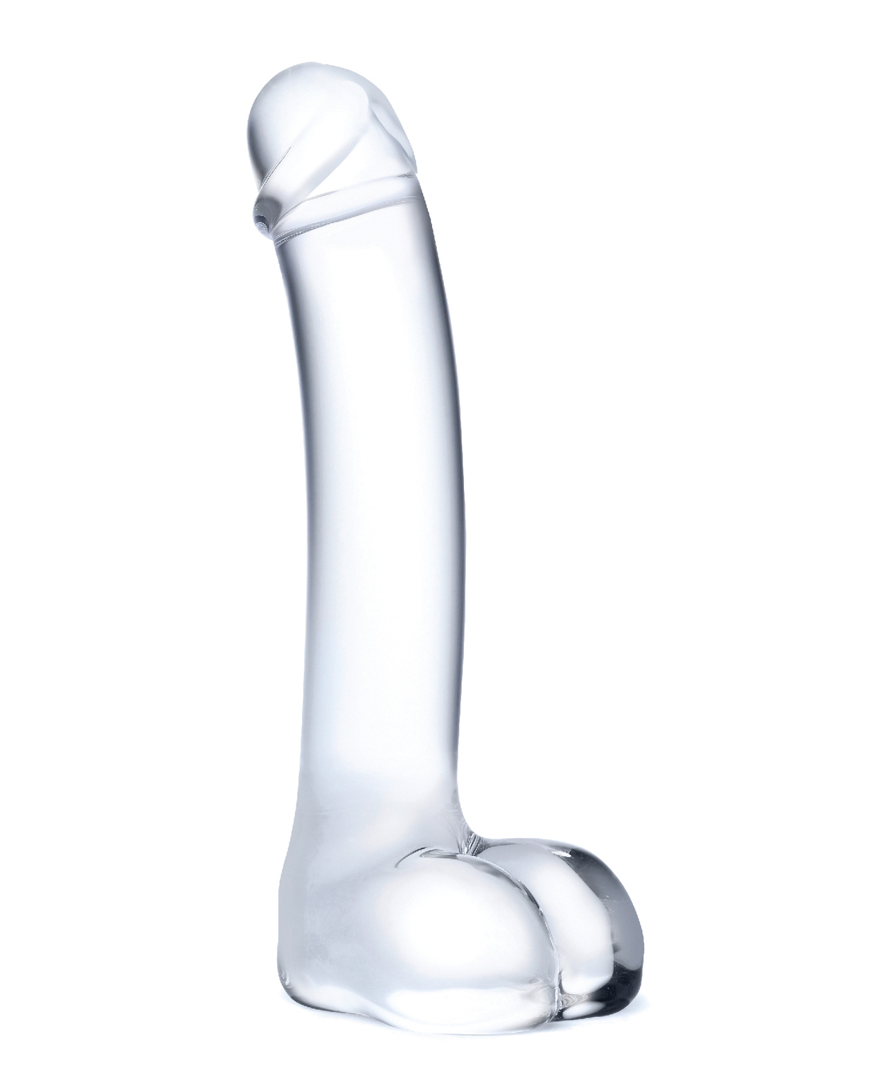 Order Glas 7" Realistic Curved Glass G-Spot Dildo online