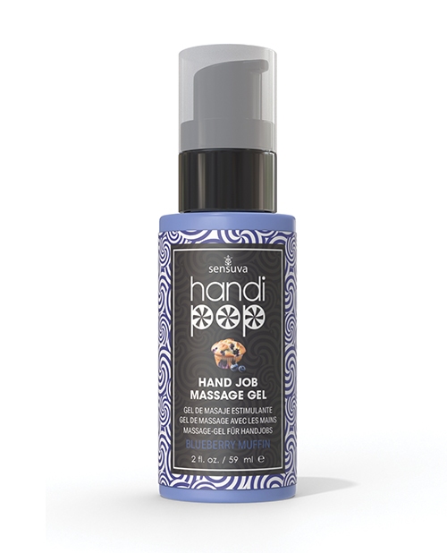 Shop Handipop Hand Job Massage Gel - 2 oz Bottle Blueberry Muffin online
