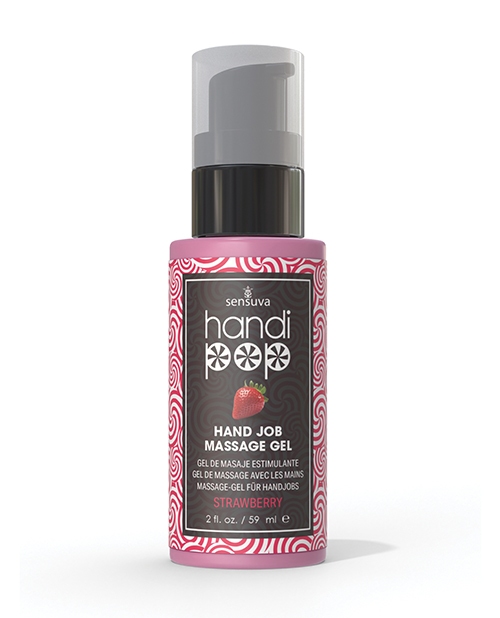 Shop Handipop Hand Job Massage Gel - 2 oz Bottle Strawberry online