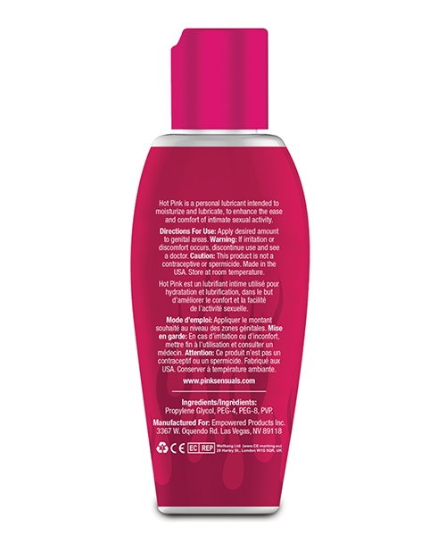 Order Hot Pink Lube - 2.8 oz Bottle online