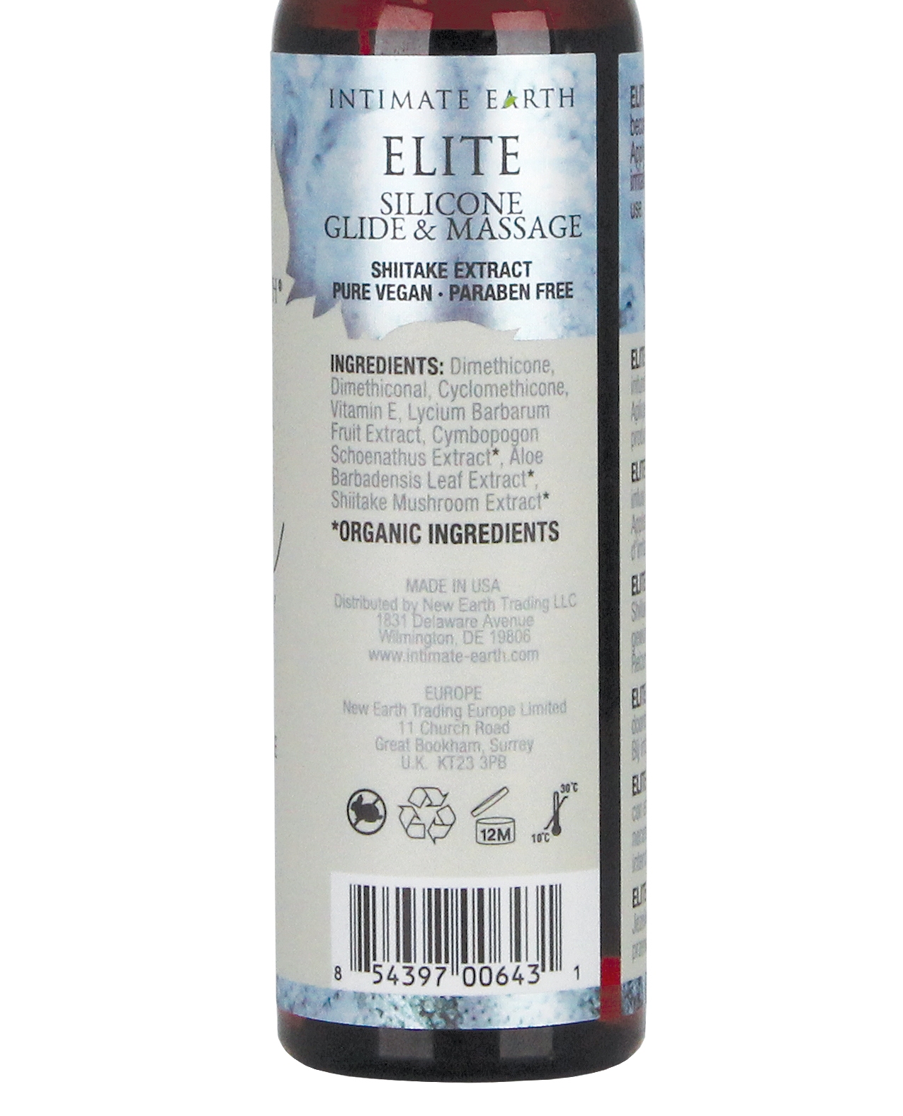 Order Intimate Earth Elite Velvet Touch Silicone Glide & Massage Oil - 120 ml online
