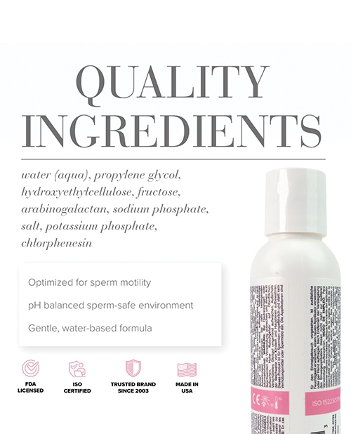 JO Actively Trying (TTC) Paraben-Free - Original Lubricant 4 oz for sale