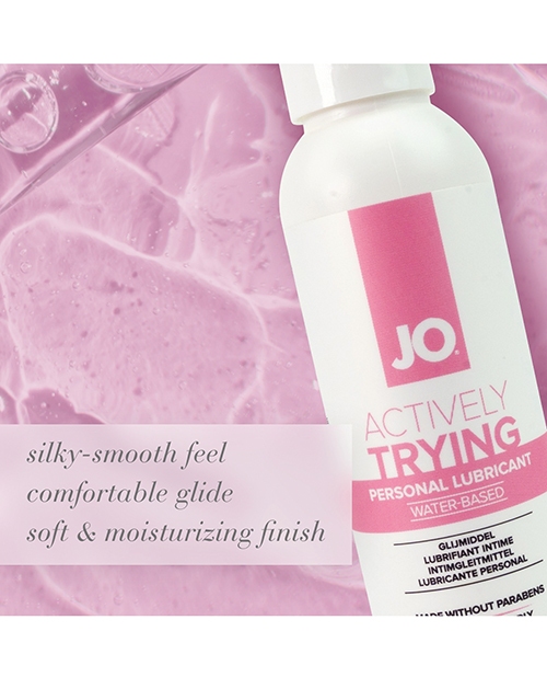 Shop JO Actively Trying (TTC) Paraben-Free - Original Lubricant 4 oz