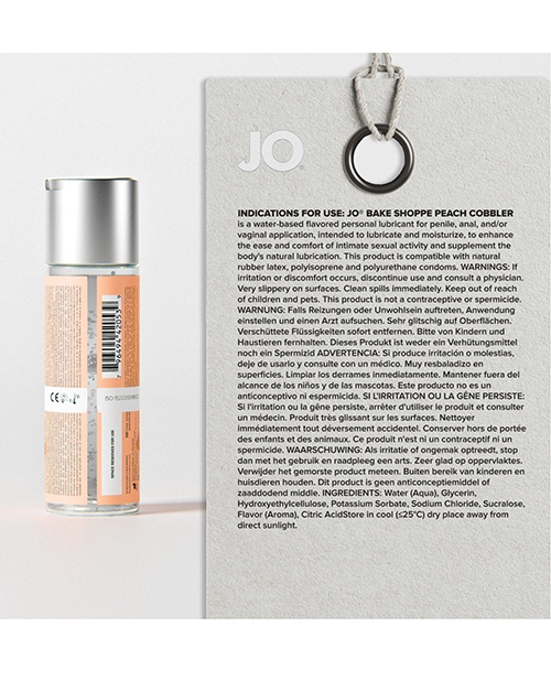 Order JO Bake Shoppe Peach Cobbler Lubricant - 2 oz online