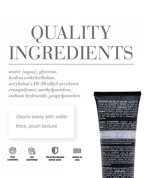 Order JO H2O Gel - Original Lubricant 4 oz online
