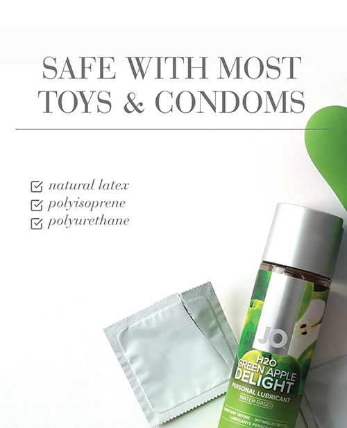 JO H2O - Green Apple Lubricant 4 oz for sale