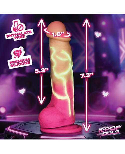 Shop K Pop Idols K.G. Silicone Dildo with Balls