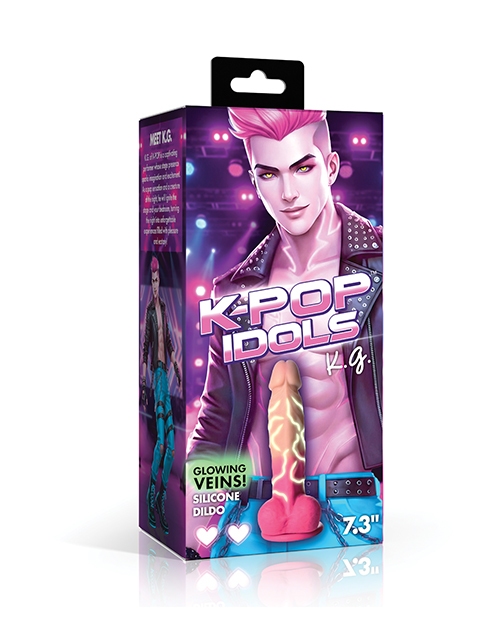 Shop K Pop Idols K.G. Silicone Dildo with Balls online
