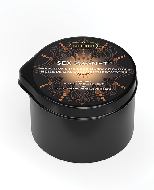 Shop Kama Sutra Sex Magnet Candle w/Pour Spout - Leather -2 oz online