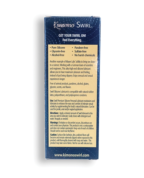 Buy Kimono Kimono Swirl Silicone Lubricant - 3.4 oz Pump