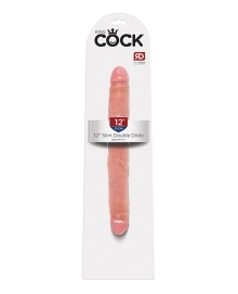 Shop King Cock 12" Slim Double - Flesh online