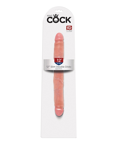 Shop King Cock 12" Slim Double - Flesh online