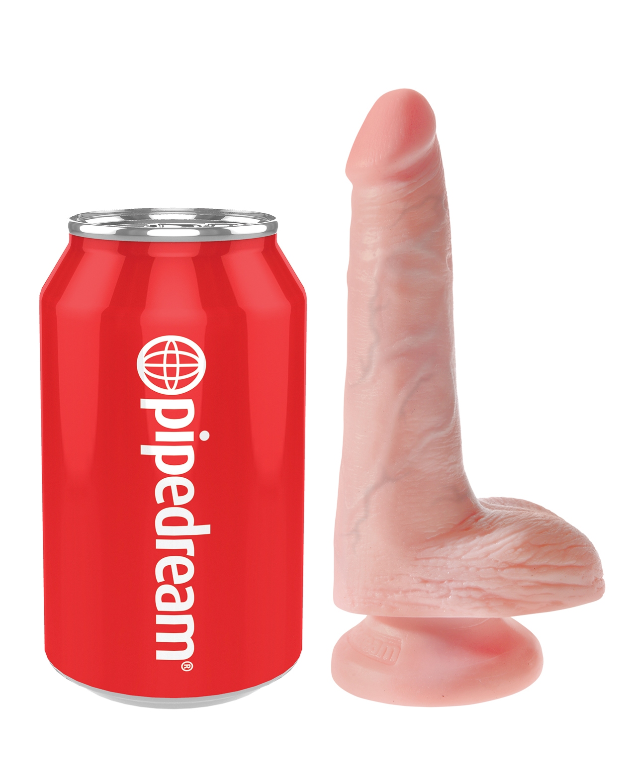 Shop King Cock 6" Cock w/Balls - Flesh