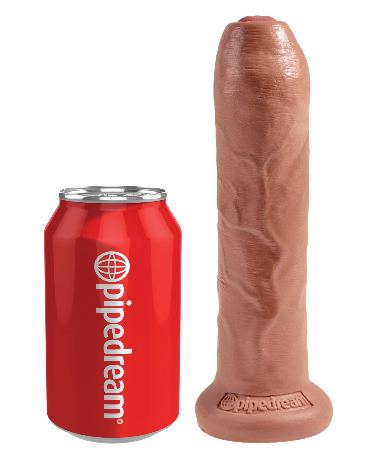 King Cock 7" Uncut Dildo - Tan for sale