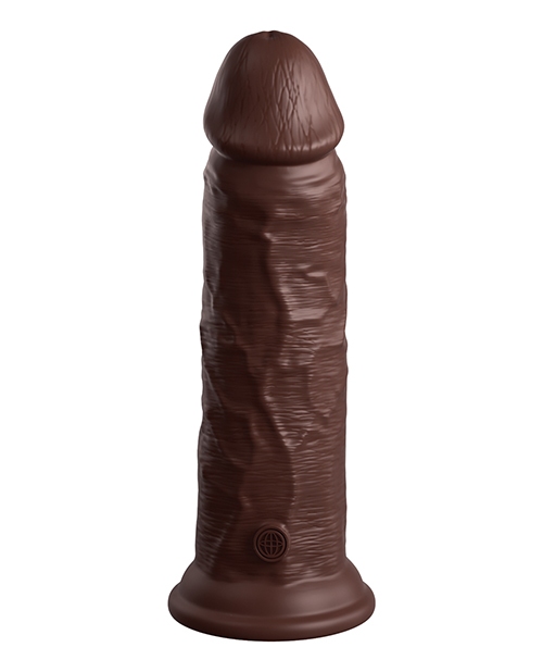 King Cock Elite 8" Dual Density Silicone Cock - Brown for sale