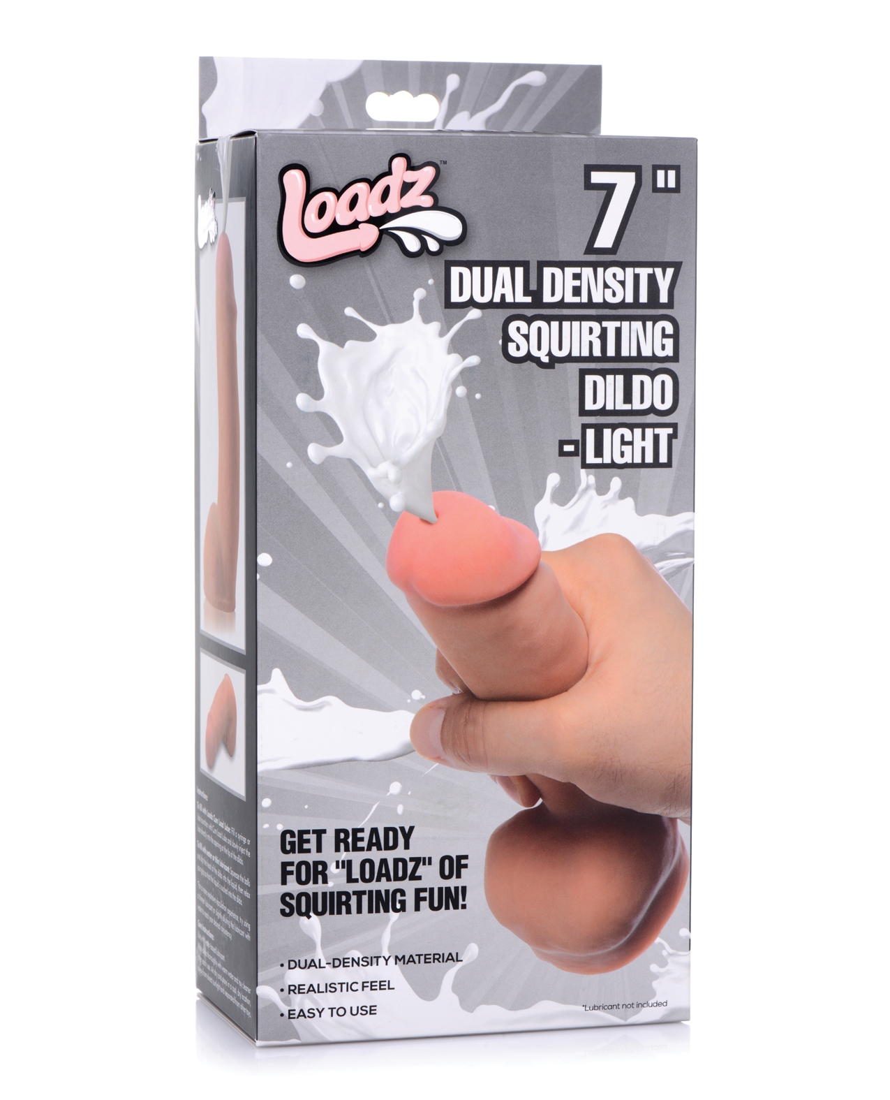 Shop Loadz 7" Dual Density Squirting Dildo - Light online