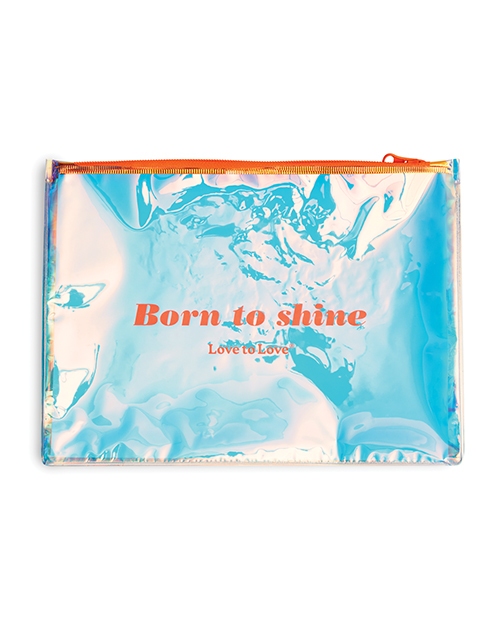 Shop Love to Love Born to Shine Pouch - Vivid Orange online
