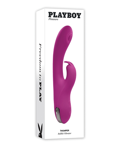 Shop Playboy Pleasure Thumper Rabbit Vibrator - Wild Aster online