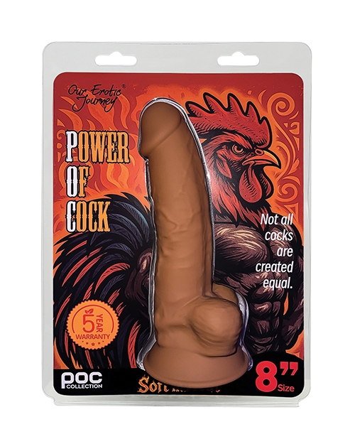 Shop Power of Cock 8" Dildo - Tan online