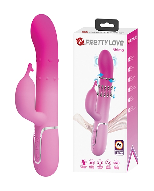 Shop Pretty Love Shima Vertical & Horizontal Beads Rabbit - Pink online