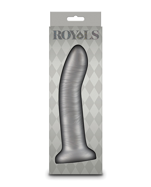 Order Royals 7" Charlie Curved Dildo - Metallic Champagne online