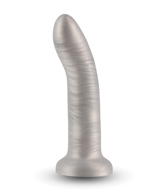 Royals 7" Charlie Curved Dildo - Metallic Champagne for sale