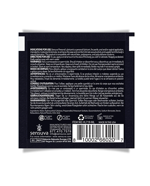Order Sensuva Hybrid Personal Moisturizer Single Use Packet - 6 ml Caramel Apple online