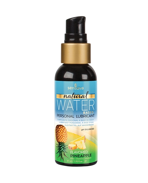 Shop Sensuva Natural Water Based Lubricant - Pineapple 2 oz online
