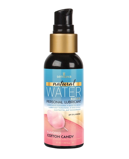 Shop Sensuva Natural Water Based Personal Lubricant - 2 oz Cotton Candy online