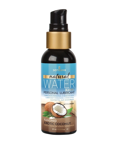 Shop Sensuva Natural Water Based Personal Moisturizer - 1.93 oz Exotic Coconut online