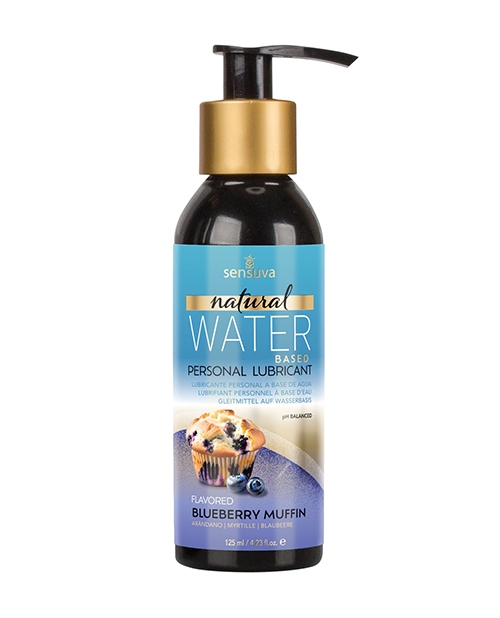 Shop Sensuva Natural Water Based Personal Moisturizer - 4.23 oz Blueberry Muffin online